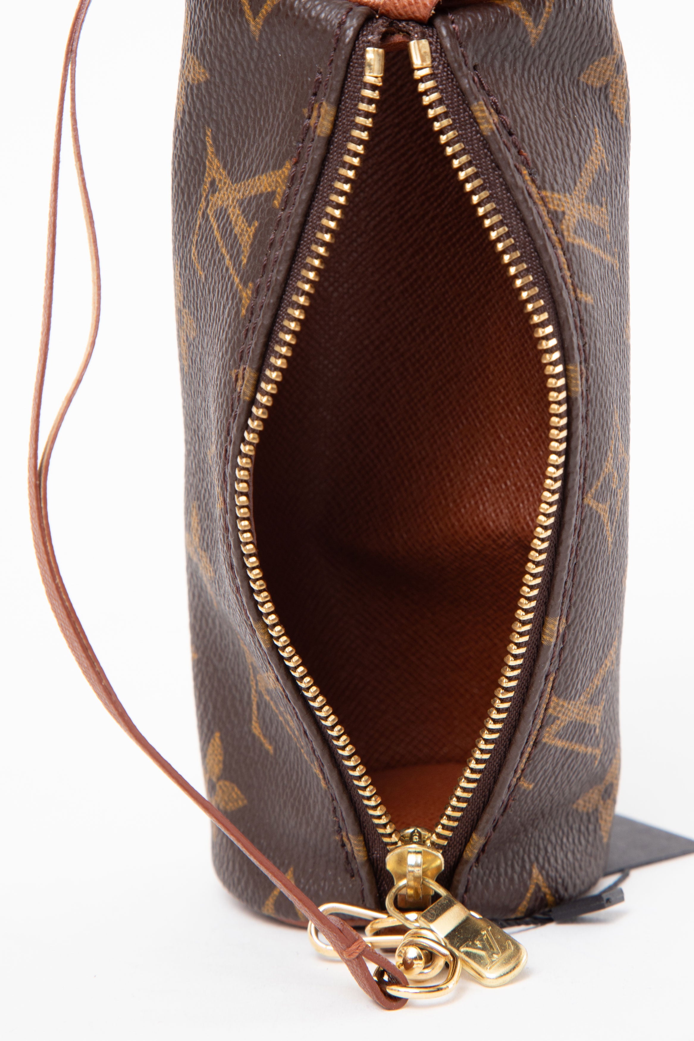 LOUIS VUITTON 90's PAPILLON ATTACHED POUCH Monogram