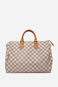 Louis Vuitton 2008 Damier Azur Speedy 35 Top Handle