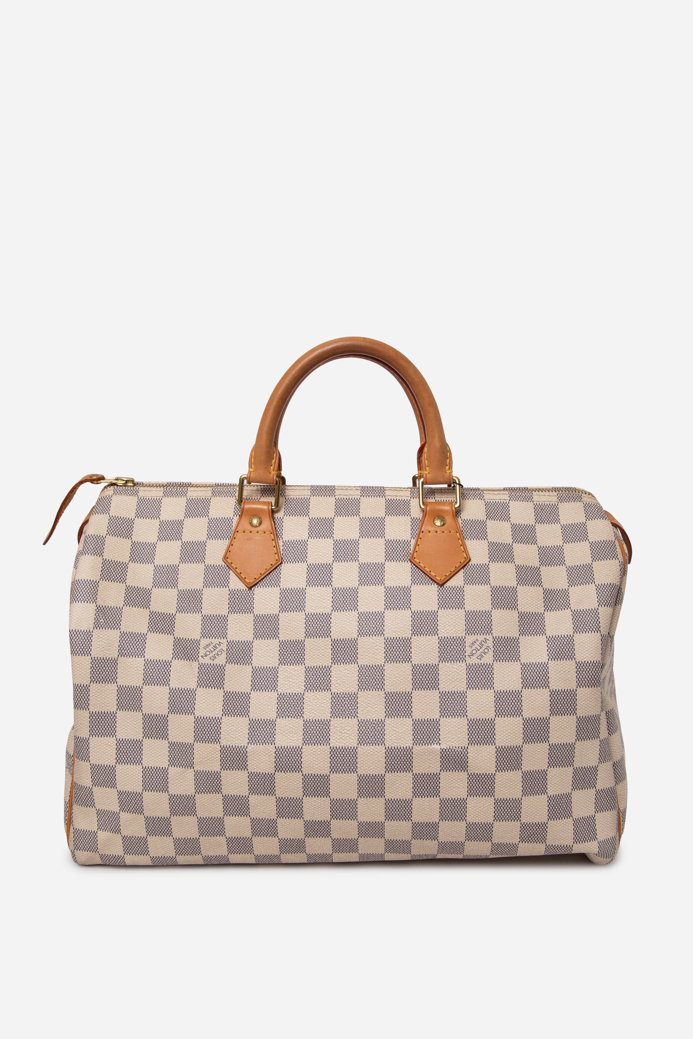 Louis Vuitton 2008 Damier Azur Speedy 35 Top Handle