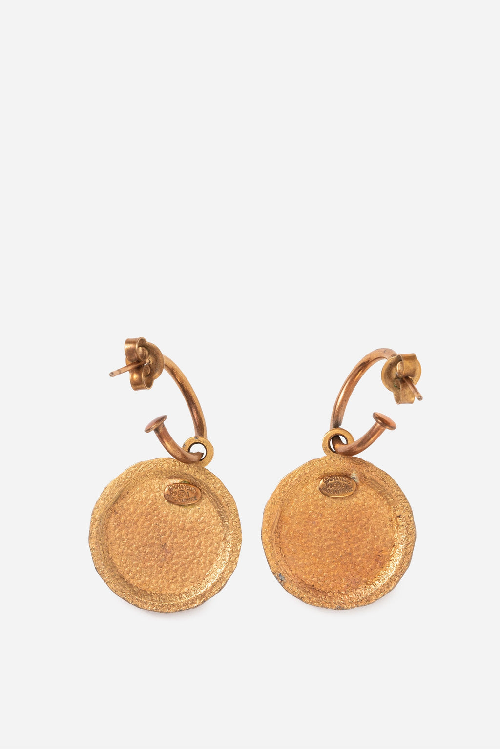 Pre-Owned Chanel 1999 Round Shaking Earrings