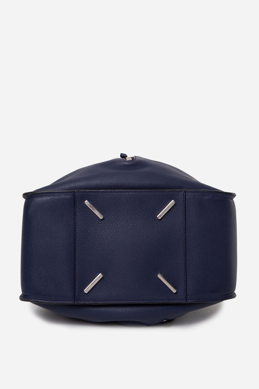 Loewe Navy Grained Calfskin Small Hammock Shoulder Bag