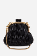 Miu Miu Miu Belle Mini matelassé leather clutch