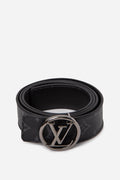 Louis Vuitton Monogram Eclipse Canvas 40mm Reversible Belt #100/40
