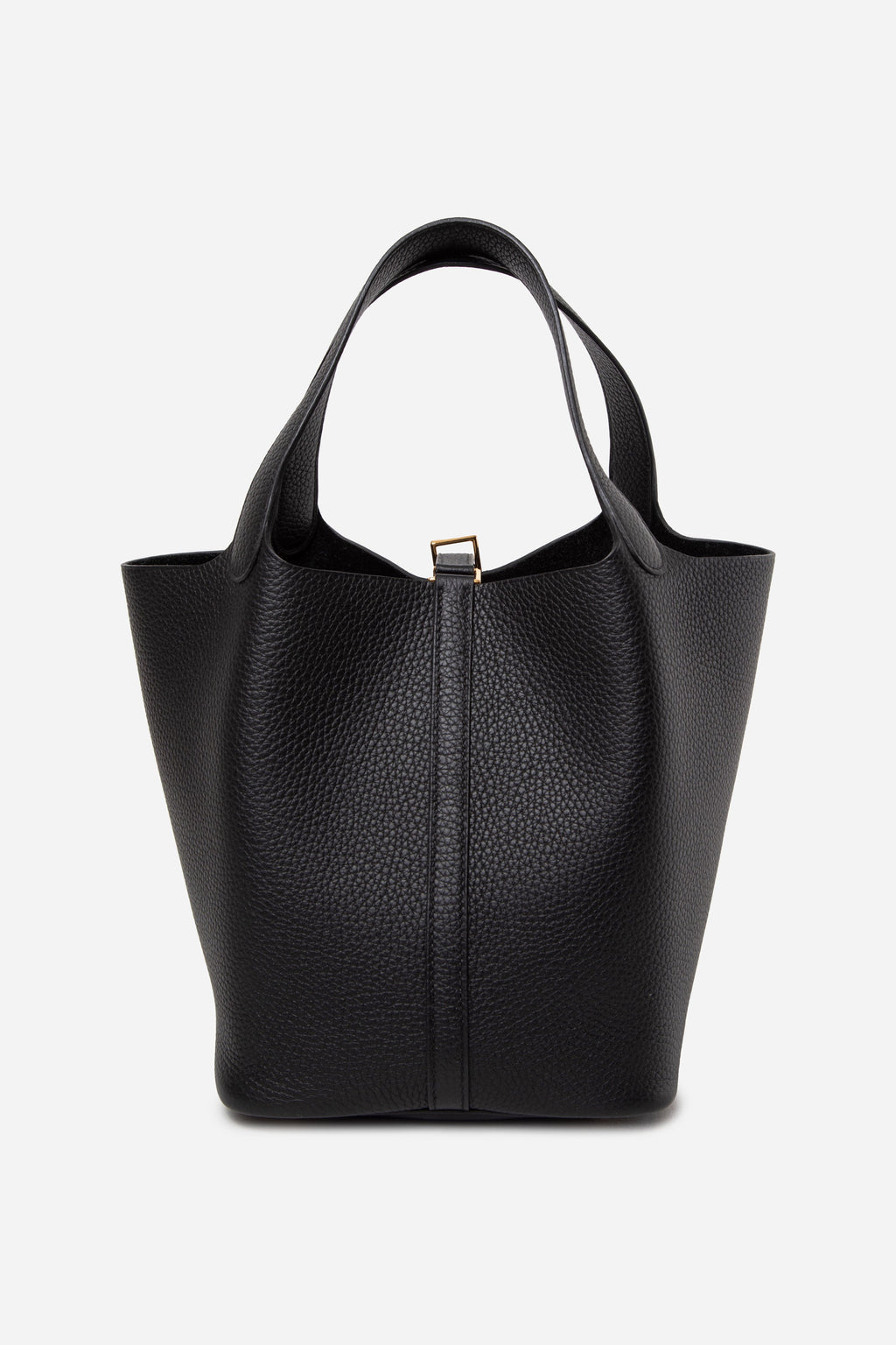 Hermes 2022 Clemence Leather Picotin Lock 22 Black