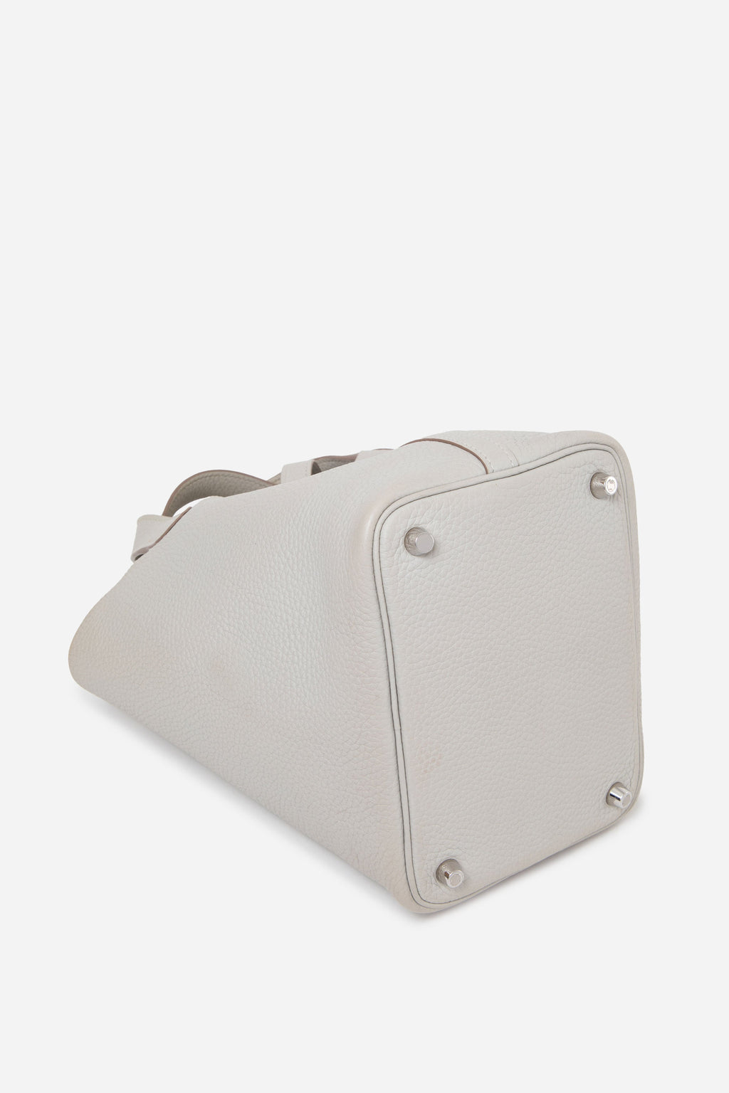 Hermes 2019 Clemence Leather Picotin 18 Gris Perle
