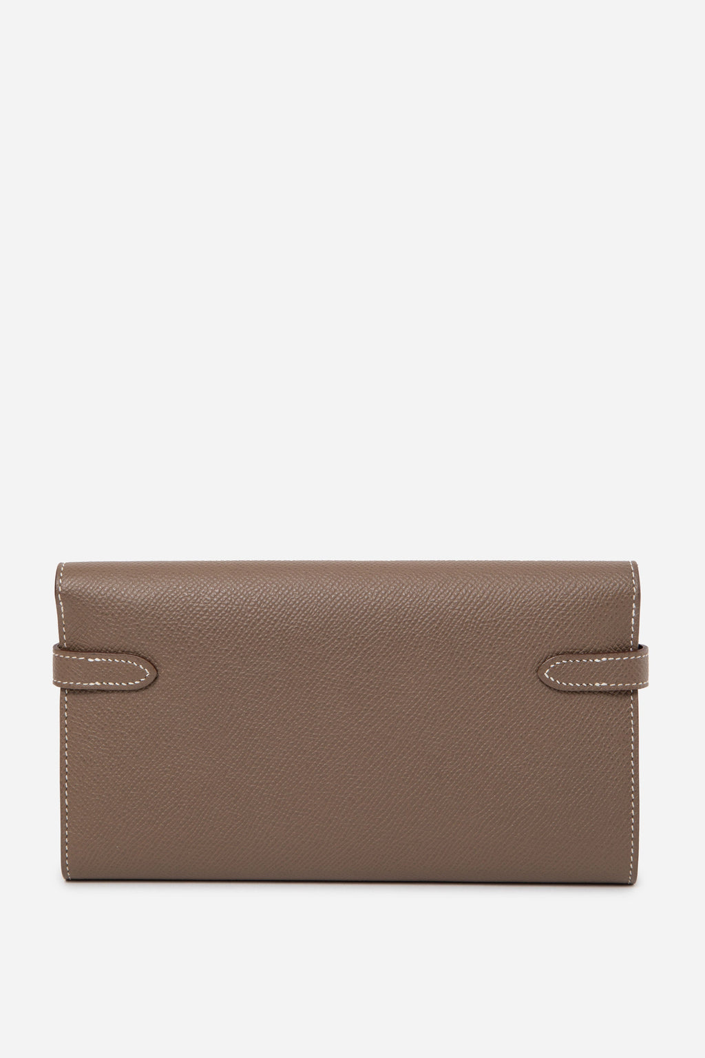 HERMES 2017 Epsom Kelly Long Wallet Etoupe