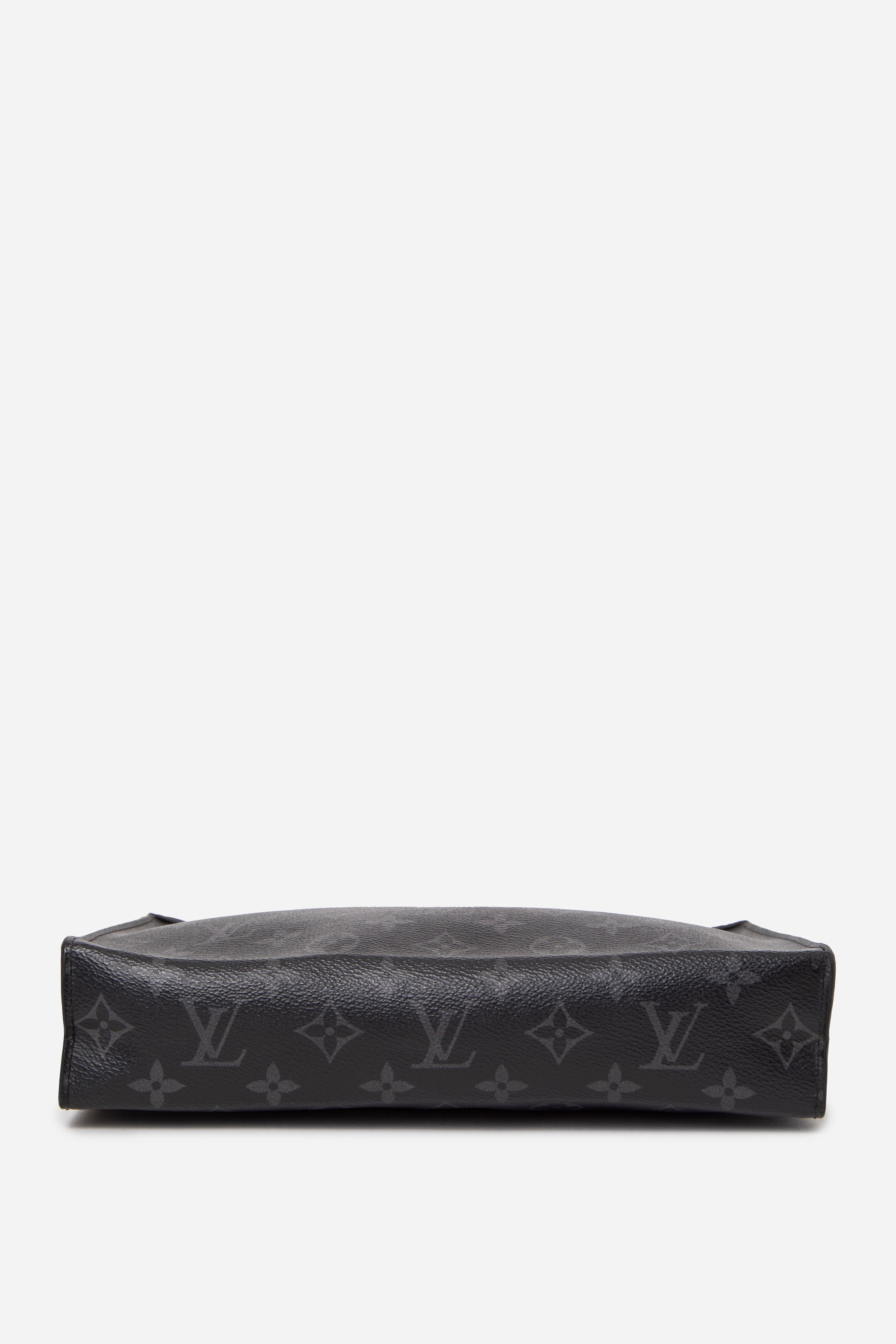 Louis Vuitton 2018 Monogram Eclipse Pochette Voyage MM