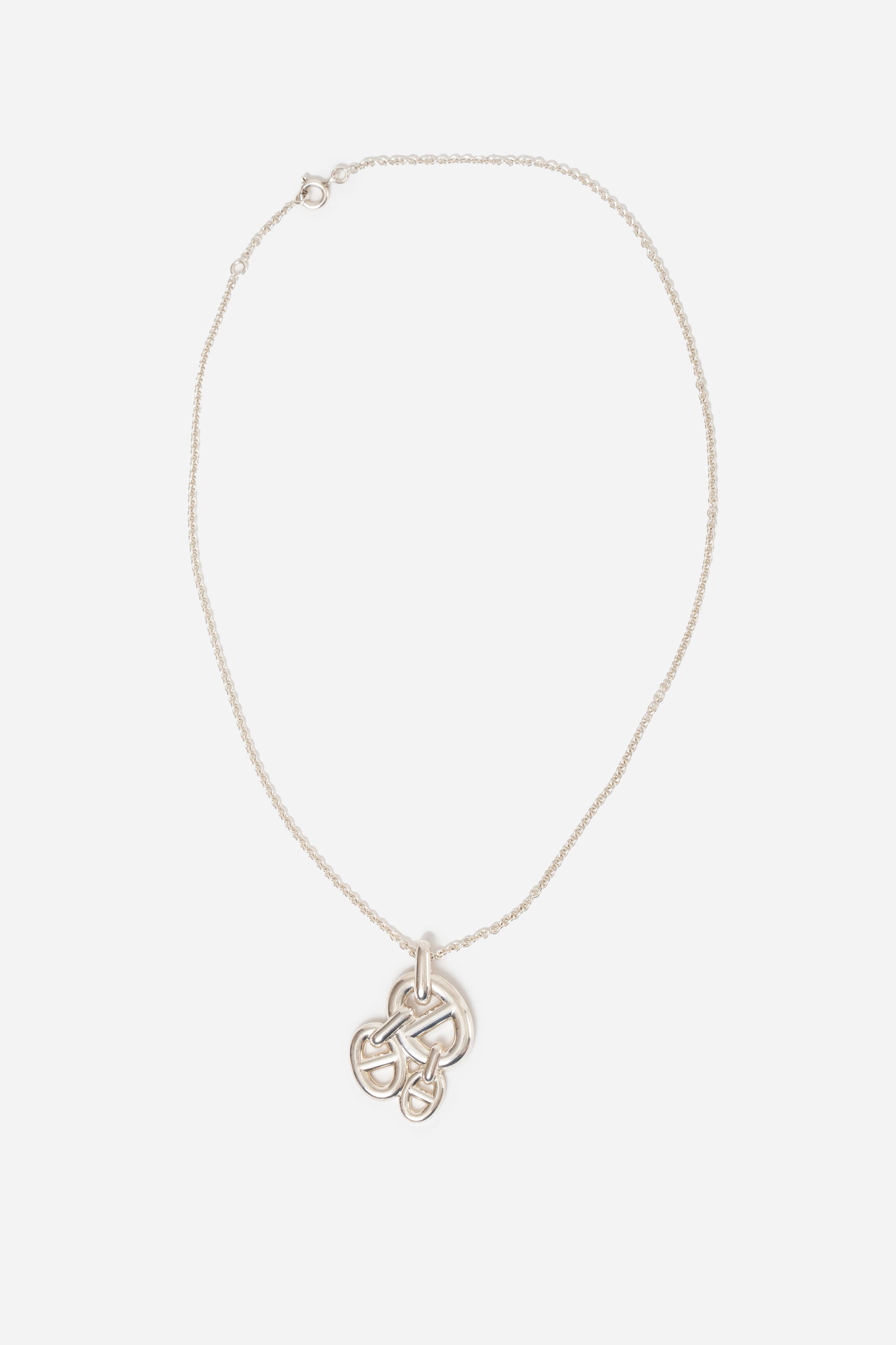 Hermès Chaine d’Ancre Multi-Link Pendant Necklace