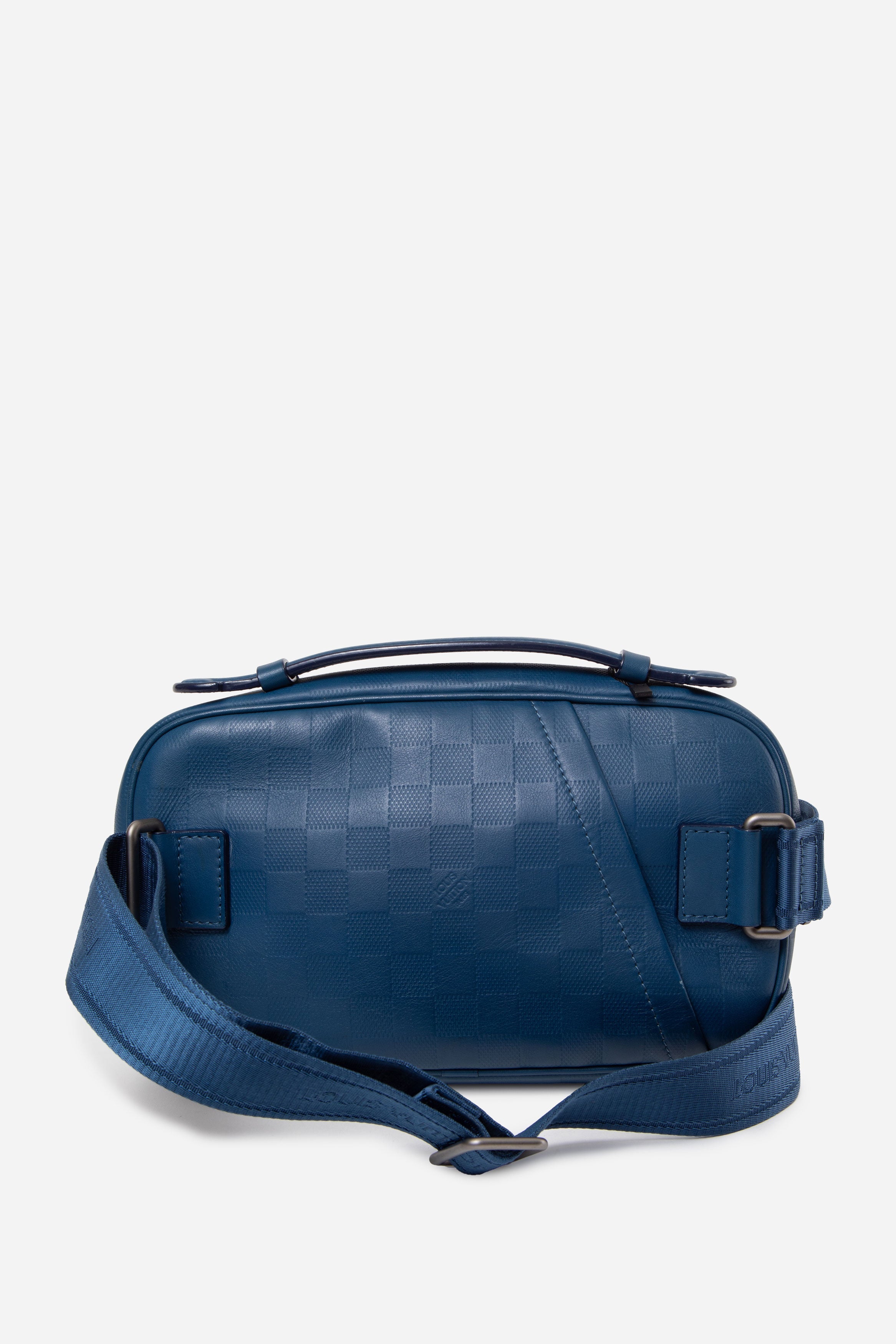 Louis Vuitton Damier Infini Ambler Belt Bag Blue