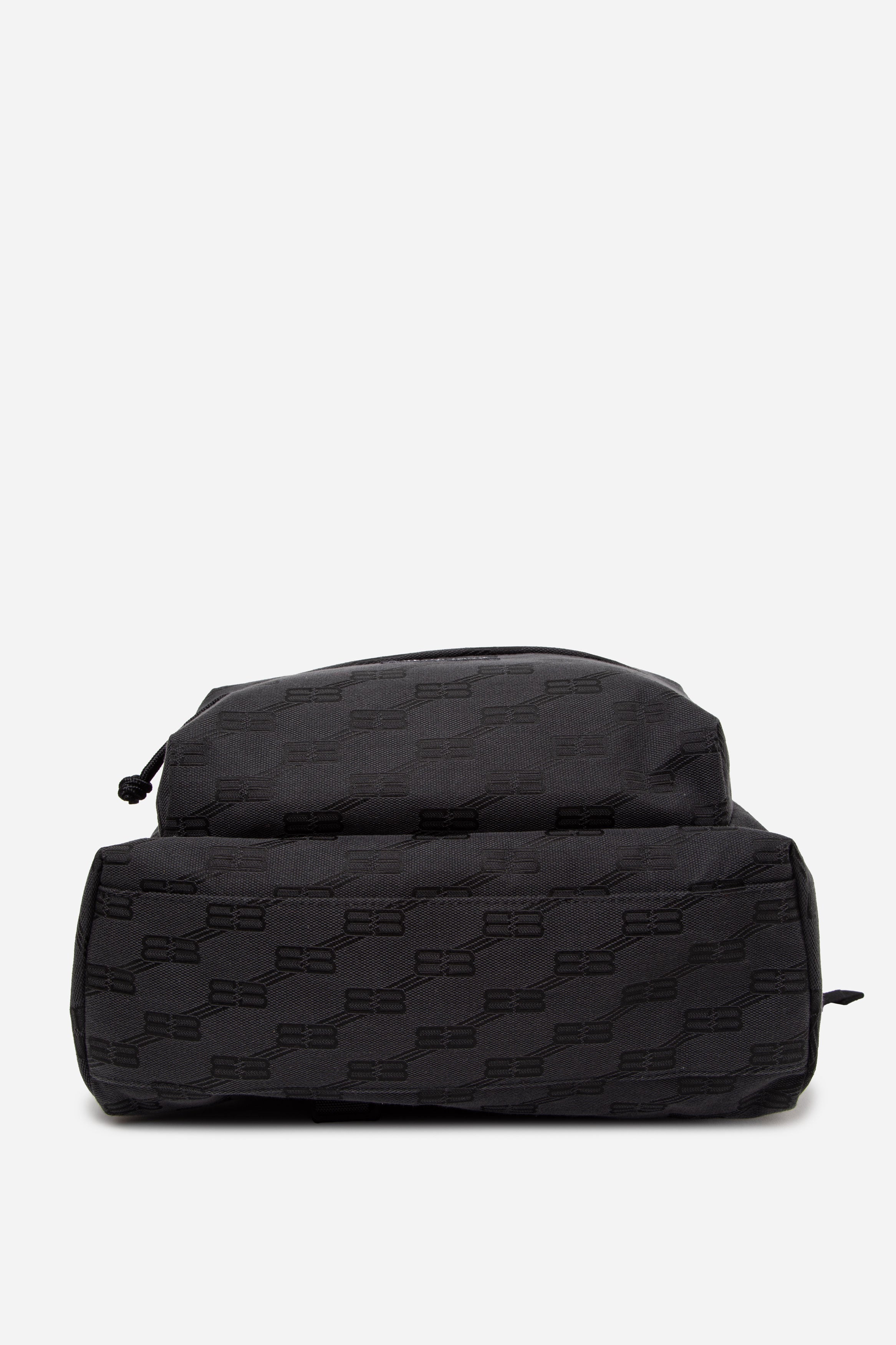 Balenciaga Black Canvas BB Monogram Backpack