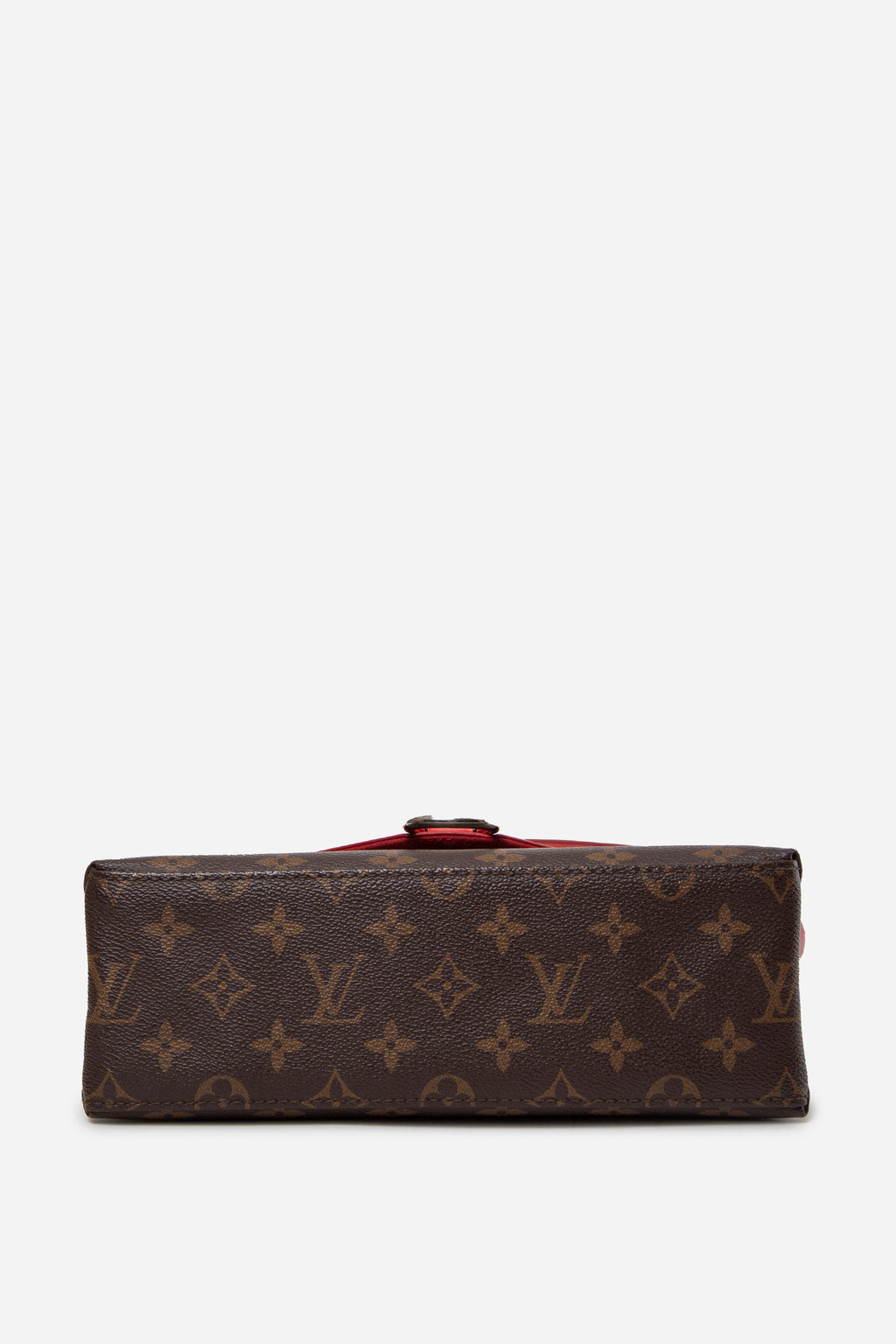 Louis Vuitton 2017 Monogram Epi Saint Michel Coquelicot Shoulder Bag