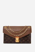 Louis Vuitton 2014 Monogram/Brown Pallas Chain Shoulder Bag