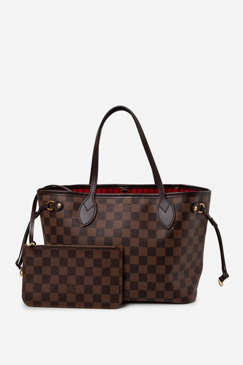 Louis Vuitton Damier Ebene Neverfull PM Tote Bag