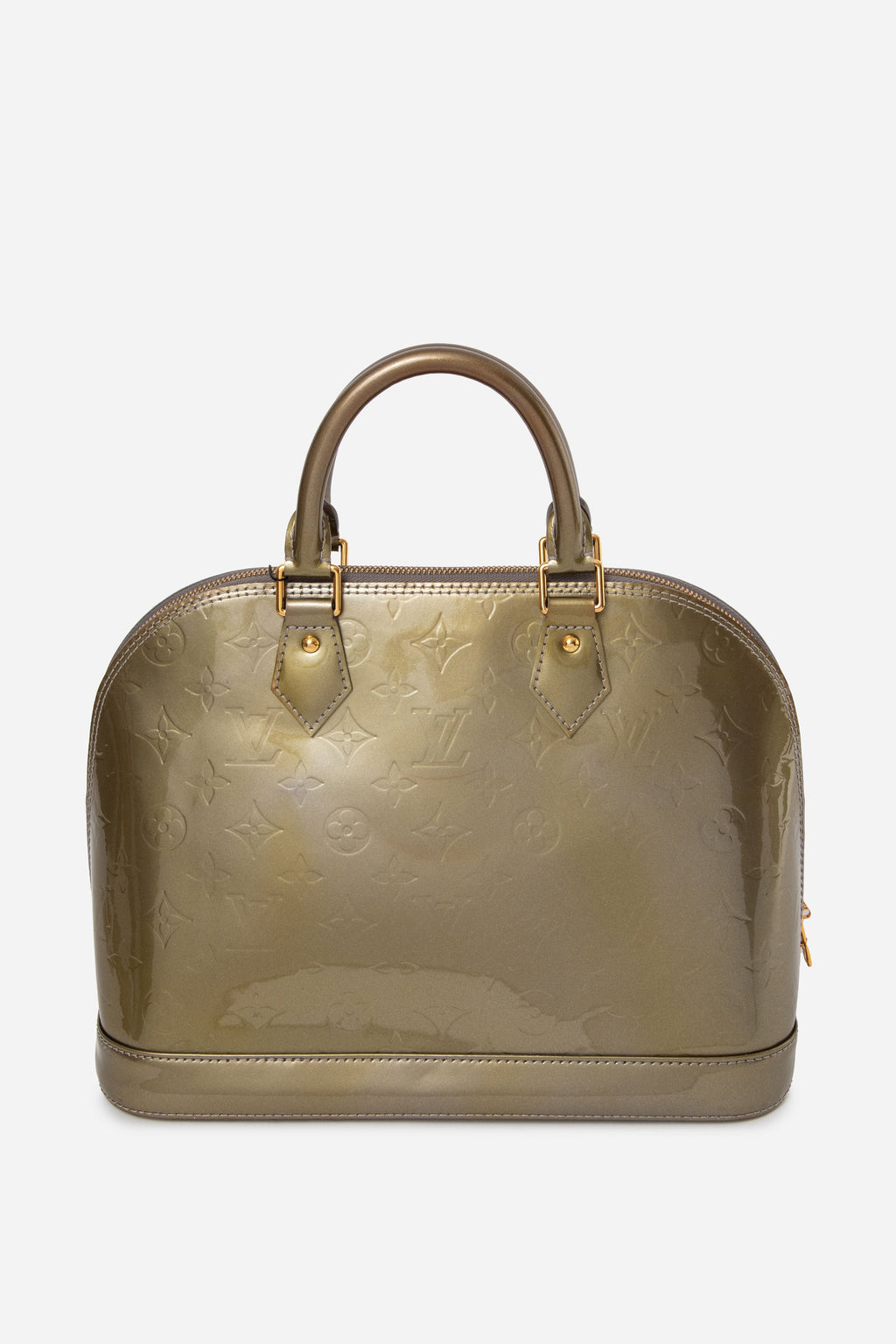 Louis Vuitton 2008 Givre Vernis Alma PM Top Handle