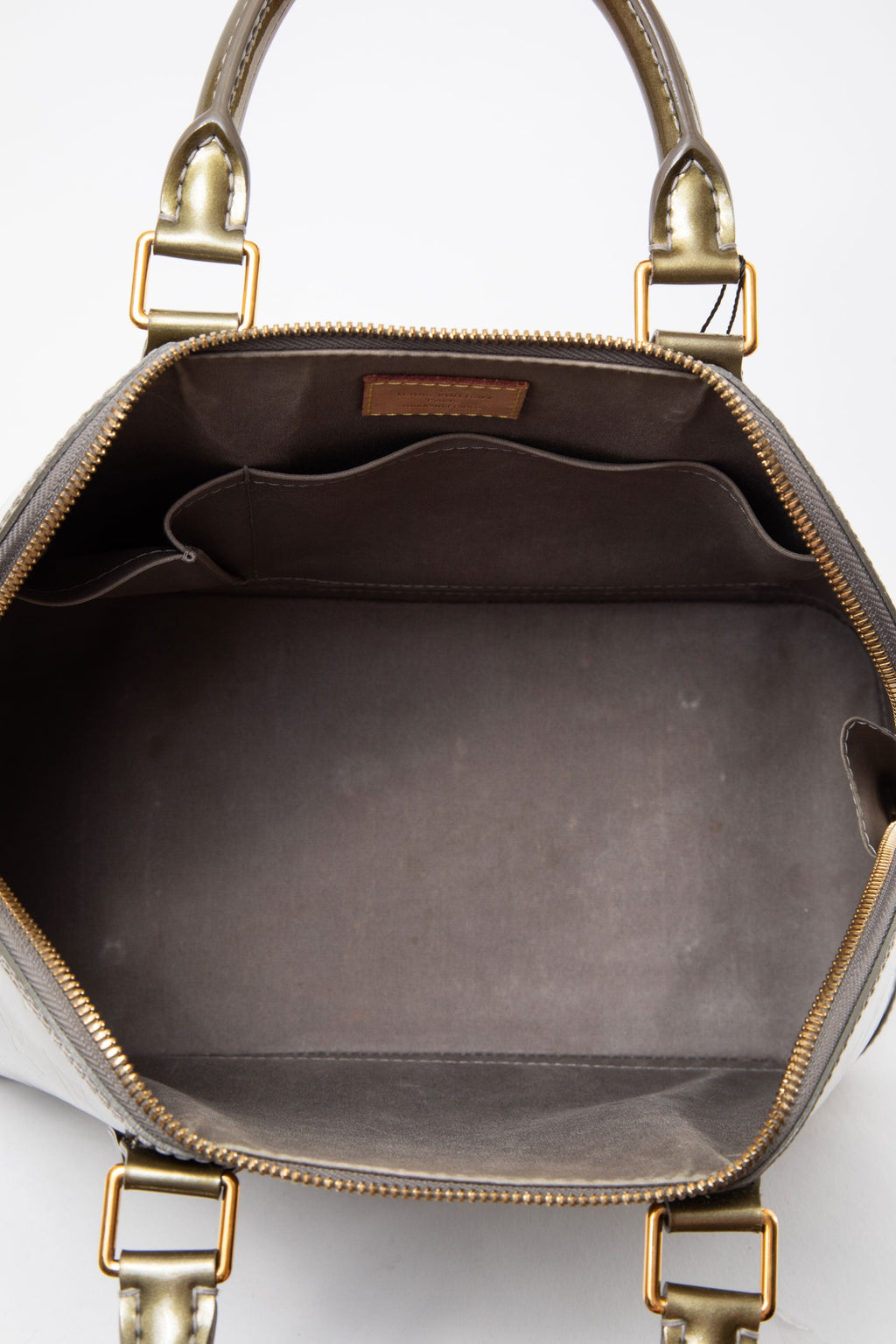 Louis Vuitton 2008 Givre Vernis Alma PM Top Handle