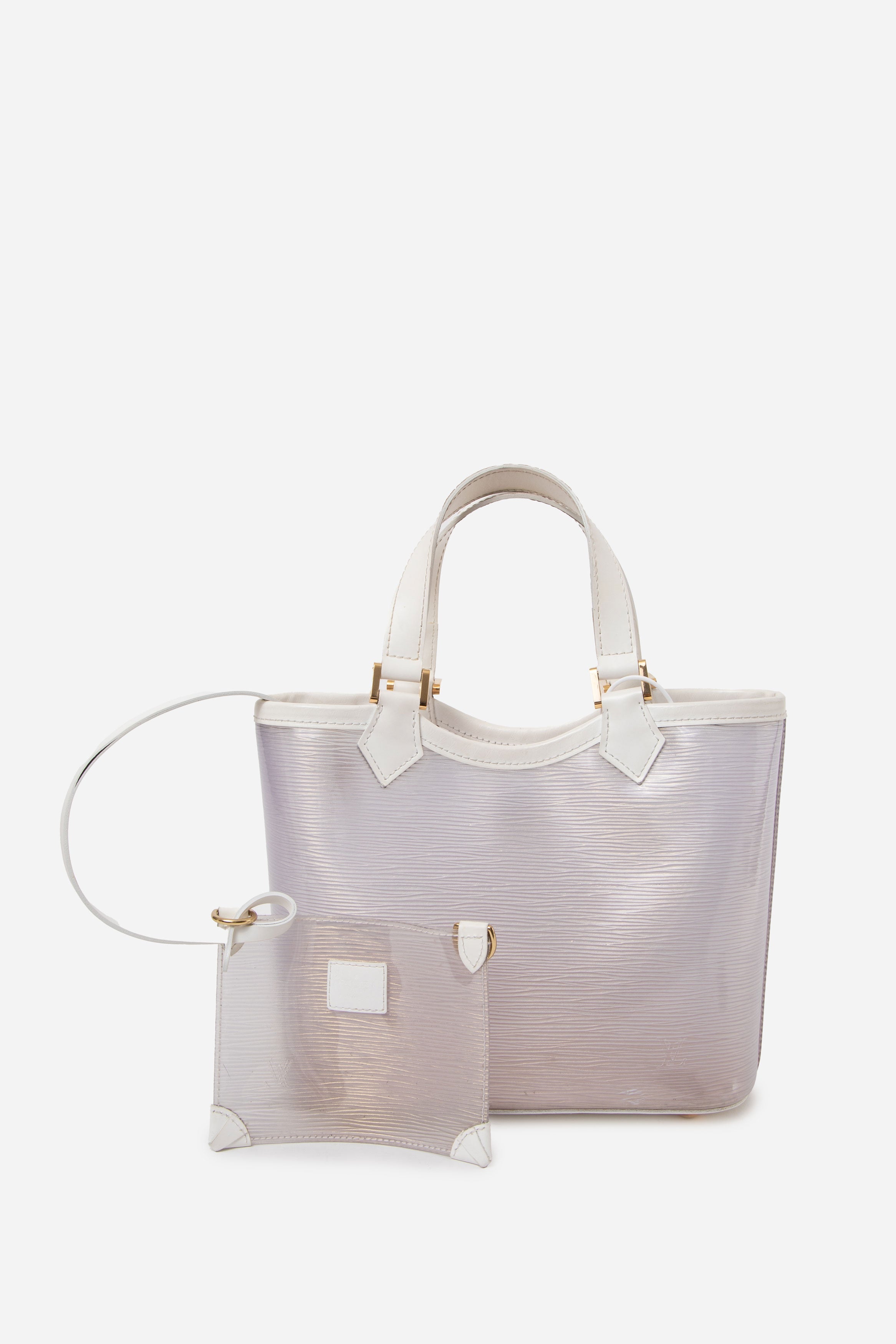 LOUIS VUITTON 2002 Vinyl Epi Plage Lagoon Bay Mini Tote Bag