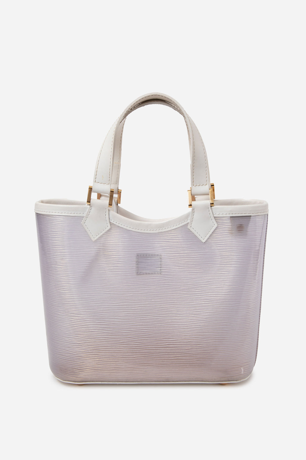 LOUIS VUITTON 2002 Vinyl Epi Plage Lagoon Bay Mini Tote Bag