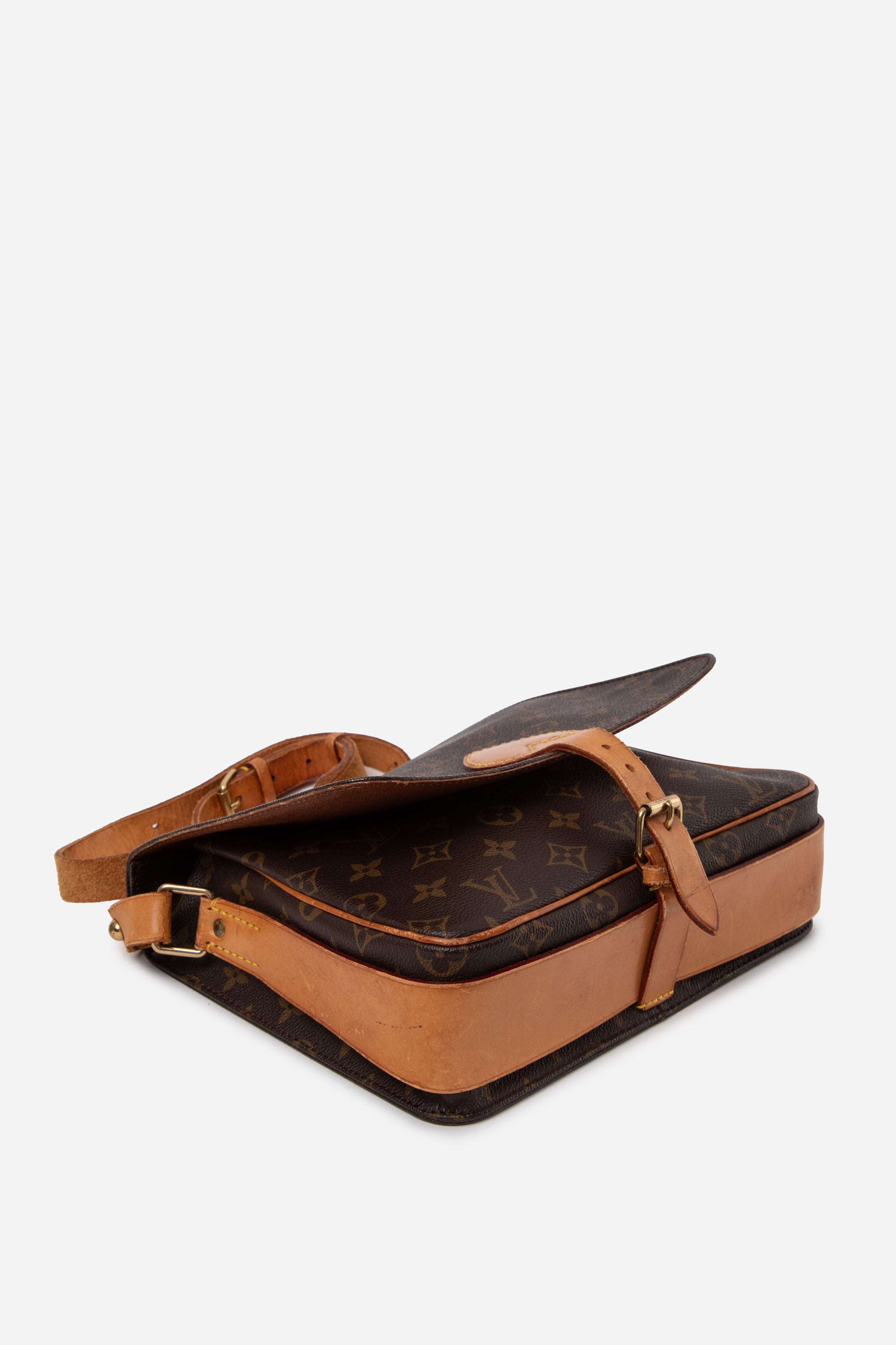 Louis Vuitton 1994 Monogram Cartouchiere GM Crossbody Bag
