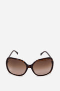 Pre-Owned Chanel Brown Oversized Sunglasses