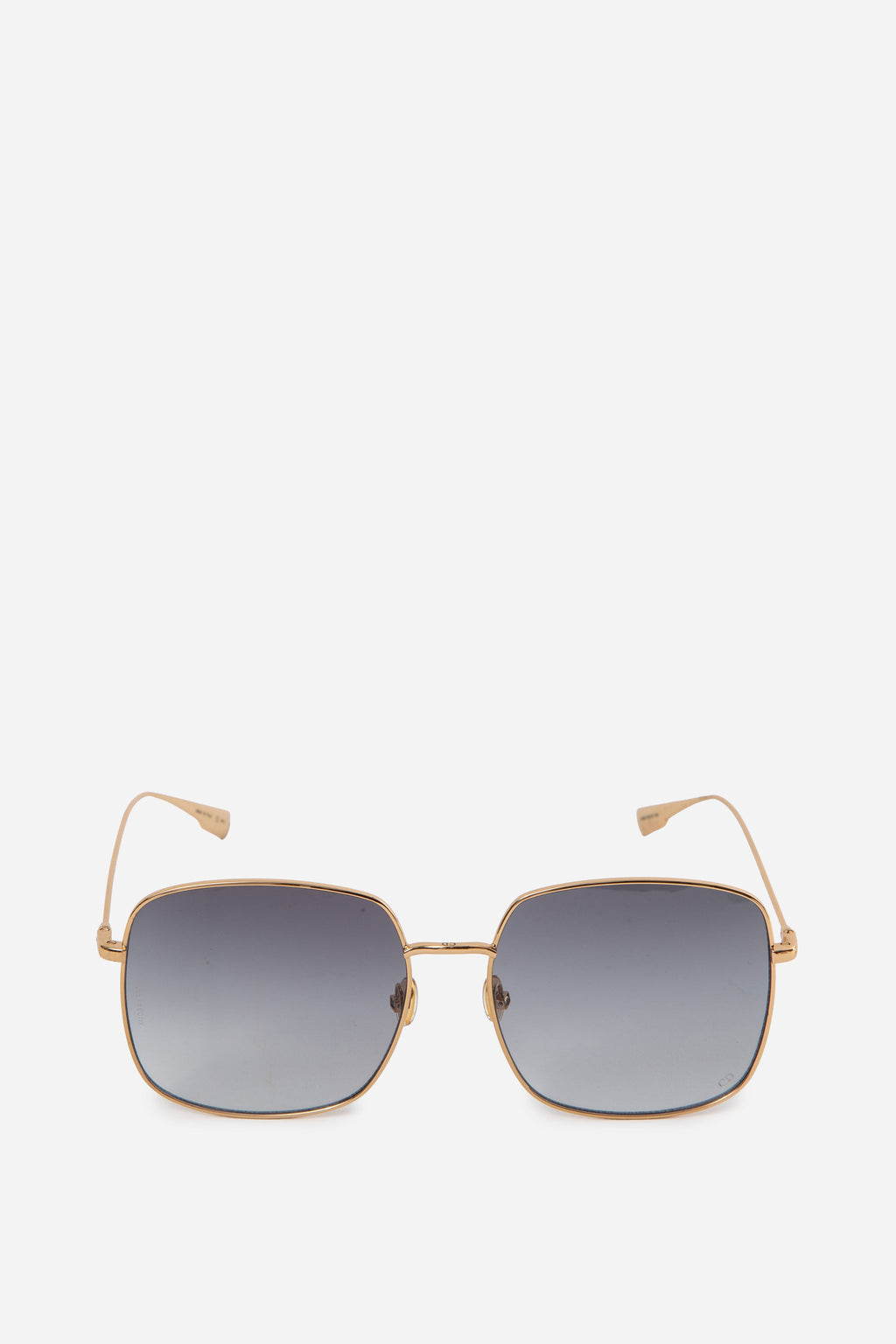Christian Dior Gold Frame Square Sunglasses