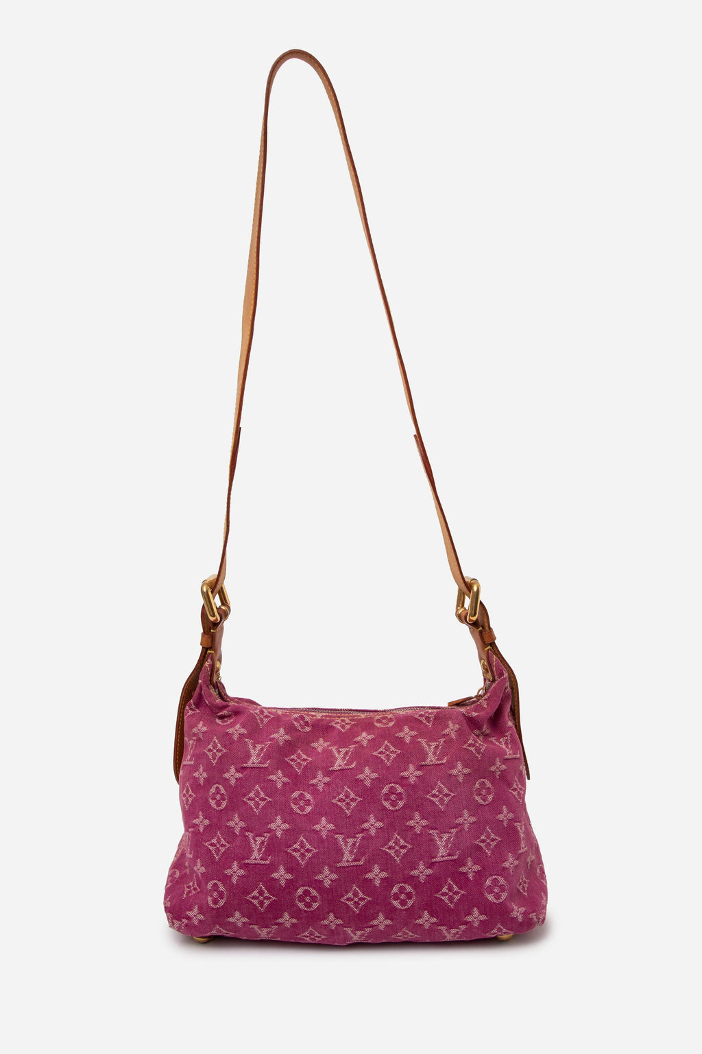 Louis Vuitton Pink Monogram Denim Baggy Crossbody Bag