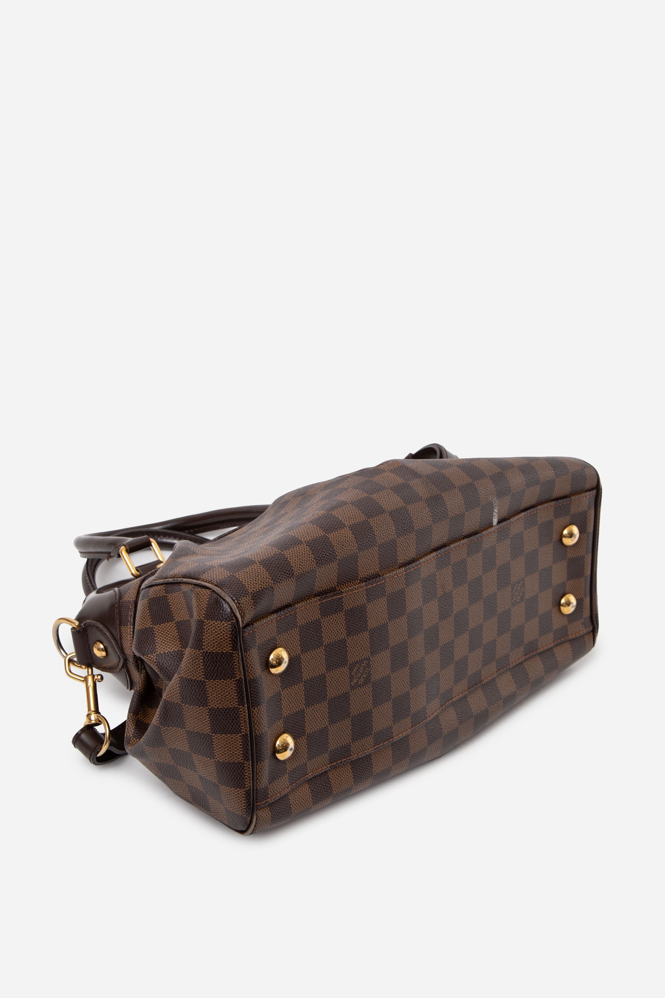 Louis Vuitton 2009 Damier Ebene Trevi Top Handle With Strap