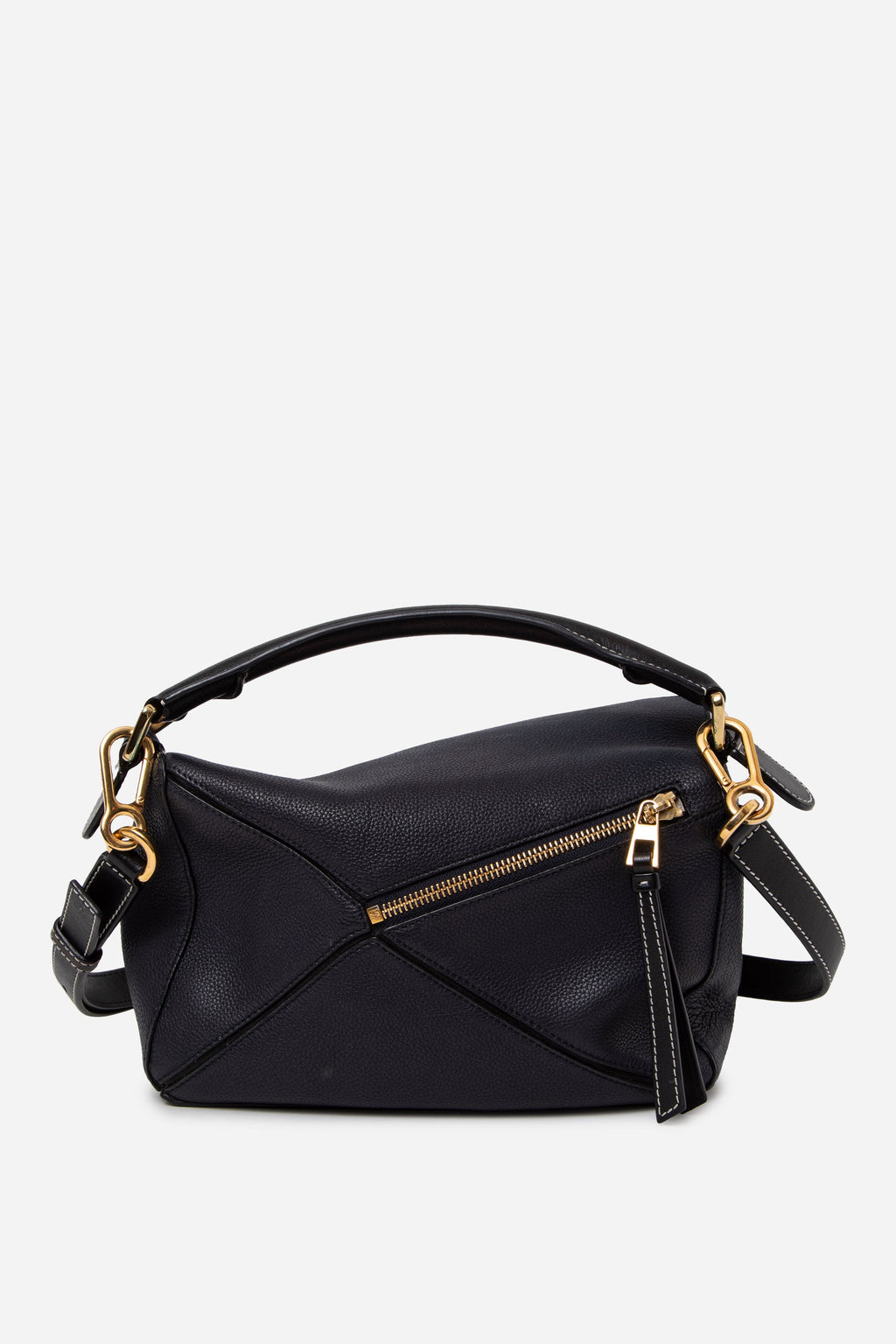 Loewe 2017 Calfskin Small Puzzle Bag Midnight Blue/Black