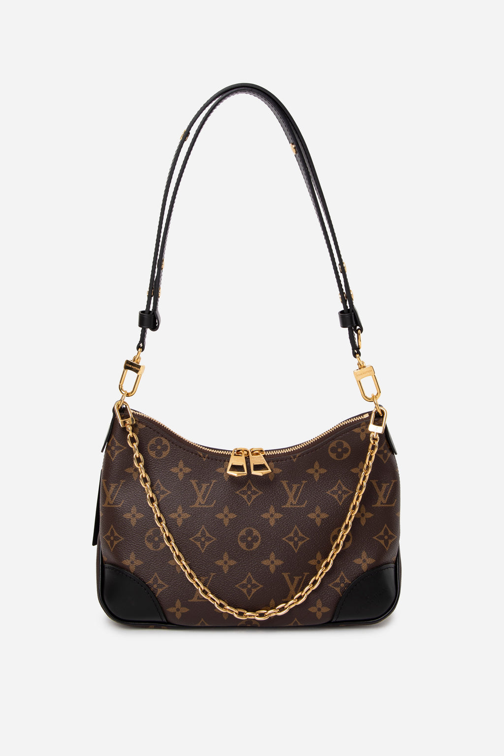 Louis Vuitton 2022 Monogram Boulogne PM Shoulder Bag Black