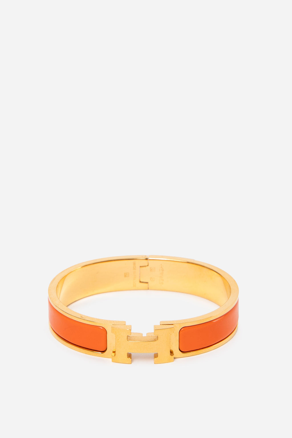 Hermes Clic H Bracelet Orange