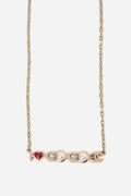 Pre-Owned Chanel “I Love COCO” Pearl & Enamel Necklace