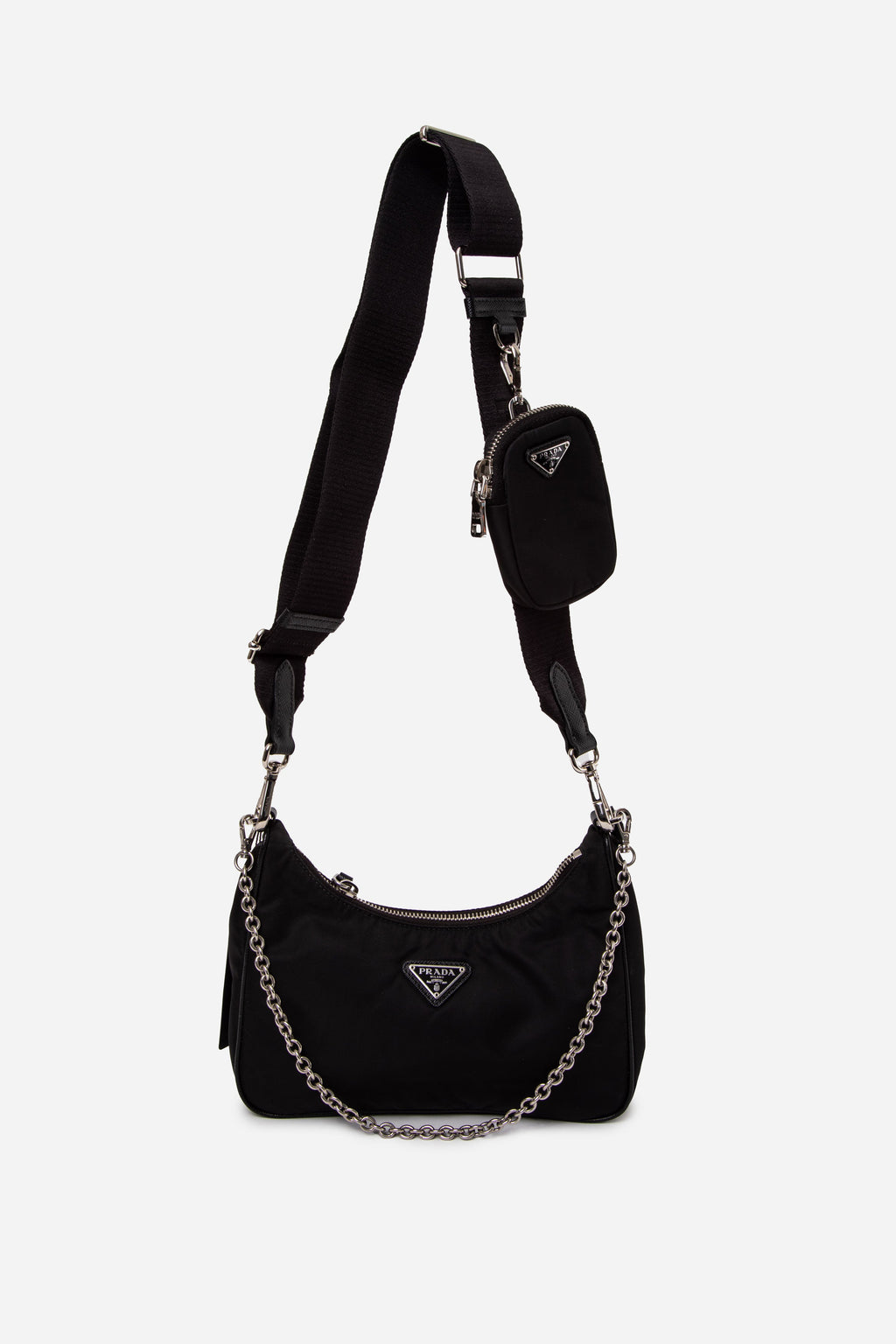 Prada Re-Edition 2005 Re-Nylon Crossbody Bag Black