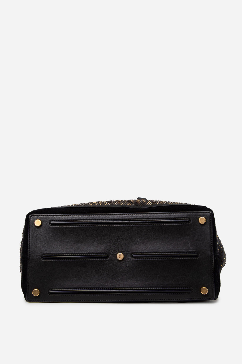 Yves Saint Laurent Black Studded Muse Two Tote bag With Strap