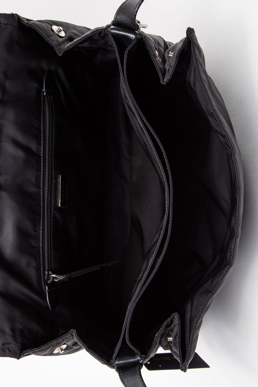 Prada Black Traveller large padded Re-Nylon shoulder bag
