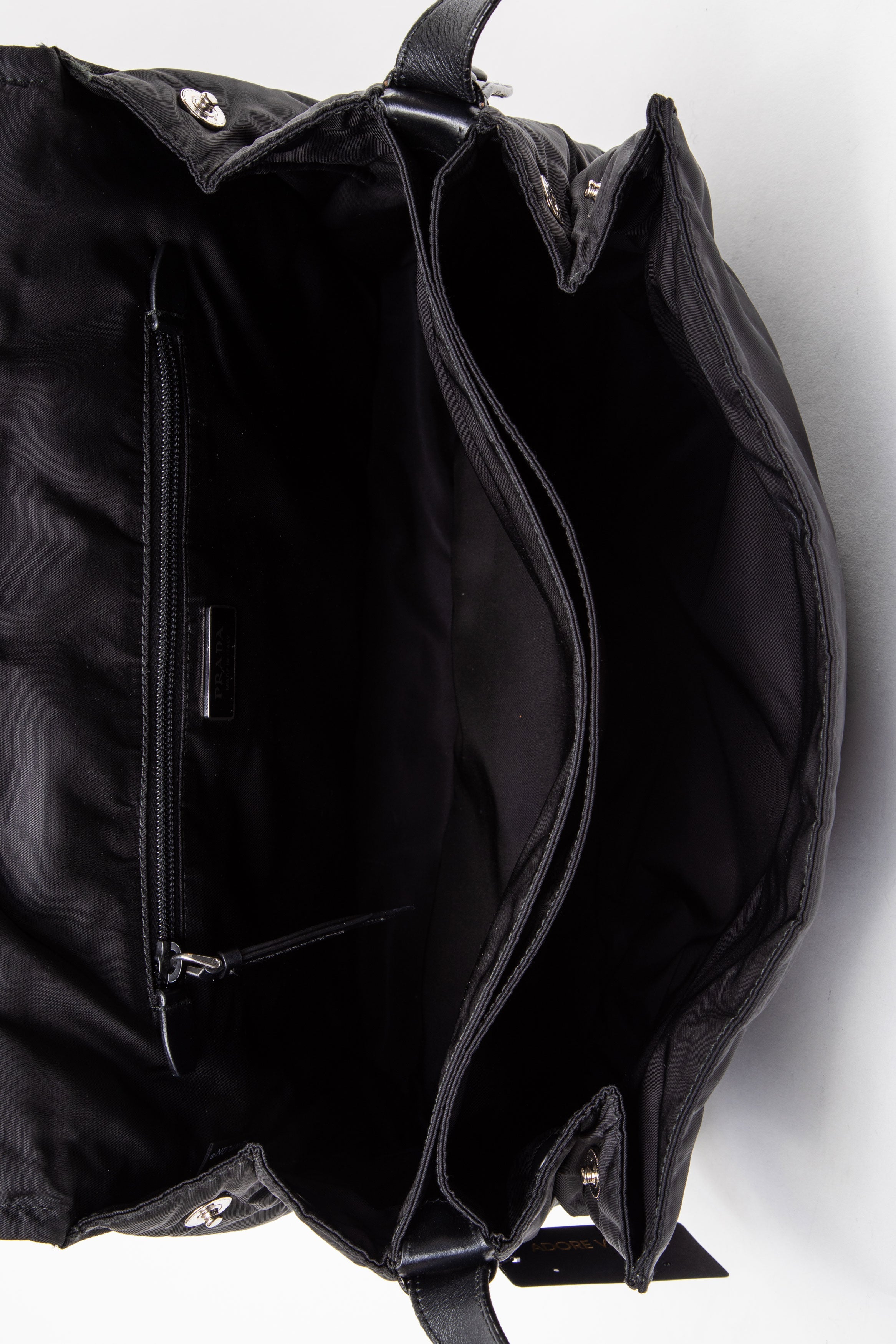 Prada Black Traveller large padded Re-Nylon shoulder bag