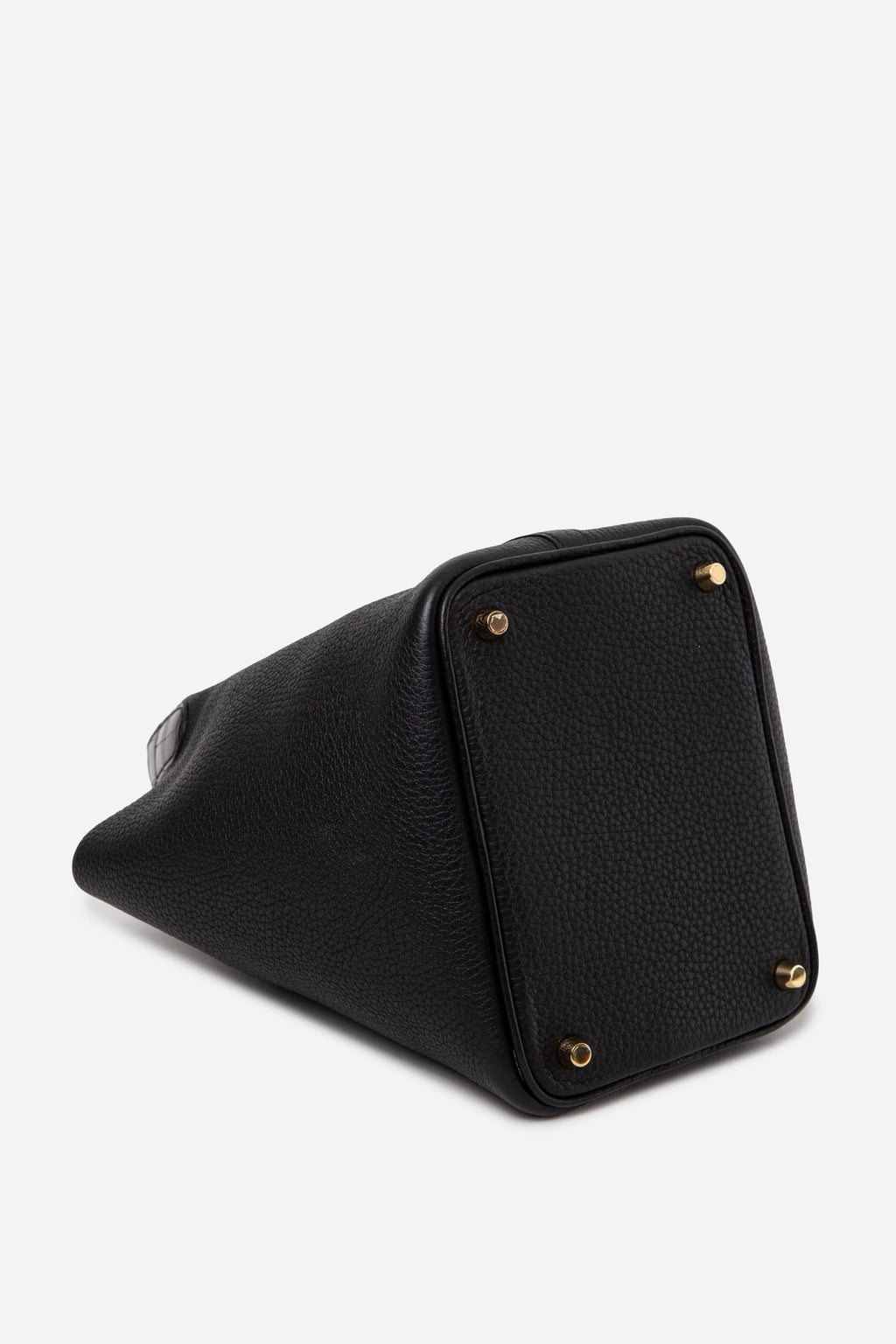 Hermes 2020 Black Taurillon Clemence Matte Alligator Picotin Lock Touch 18 PM
