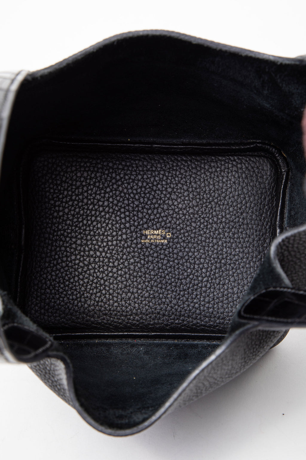 Hermes 2020 Black Taurillon Clemence Matte Alligator Picotin Lock Touch 18 PM