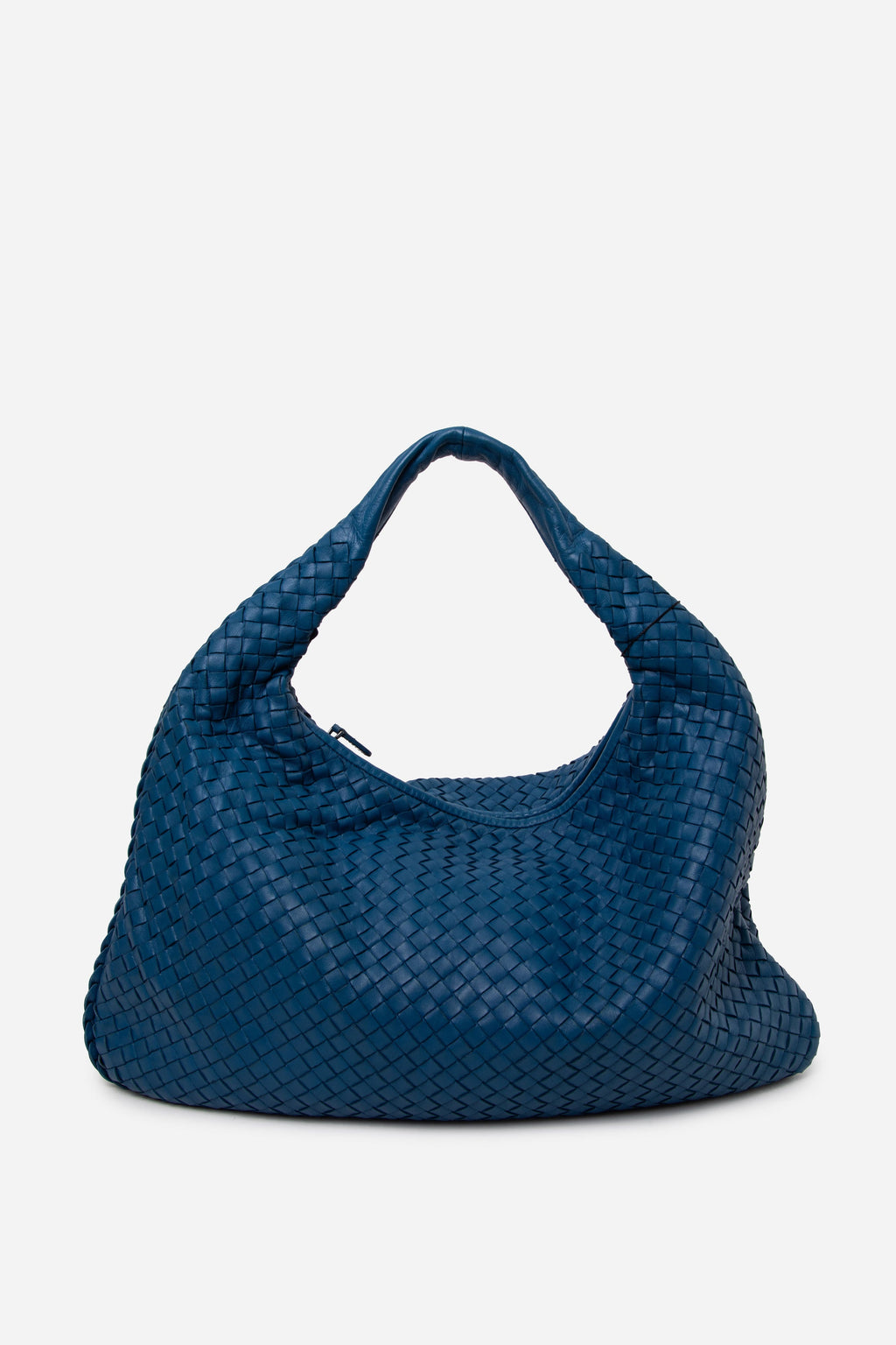 Bottega Veneta Blue Intrecciato Veneta Hobo