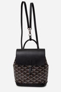 Goyard 2023 Goyardine Calfskin Mini Alpin Backpack Black