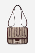 Hermes Swift Toile Dechainee Constance 24 Bordeaux PHW