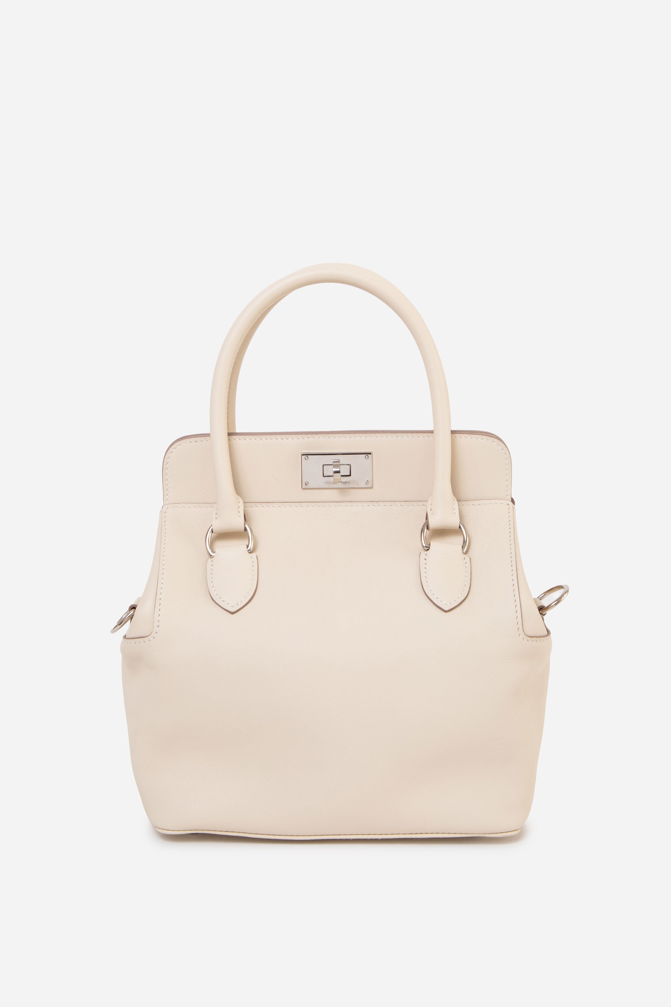 Hermès 2017 White Swift Leather Toolbox 20