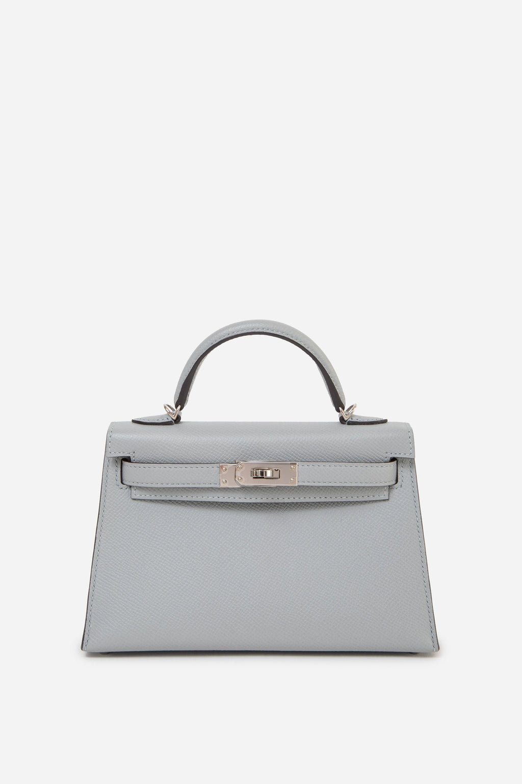 Hermes 2018 Blue Glacier Epsom Leather Mini Kelly 20
