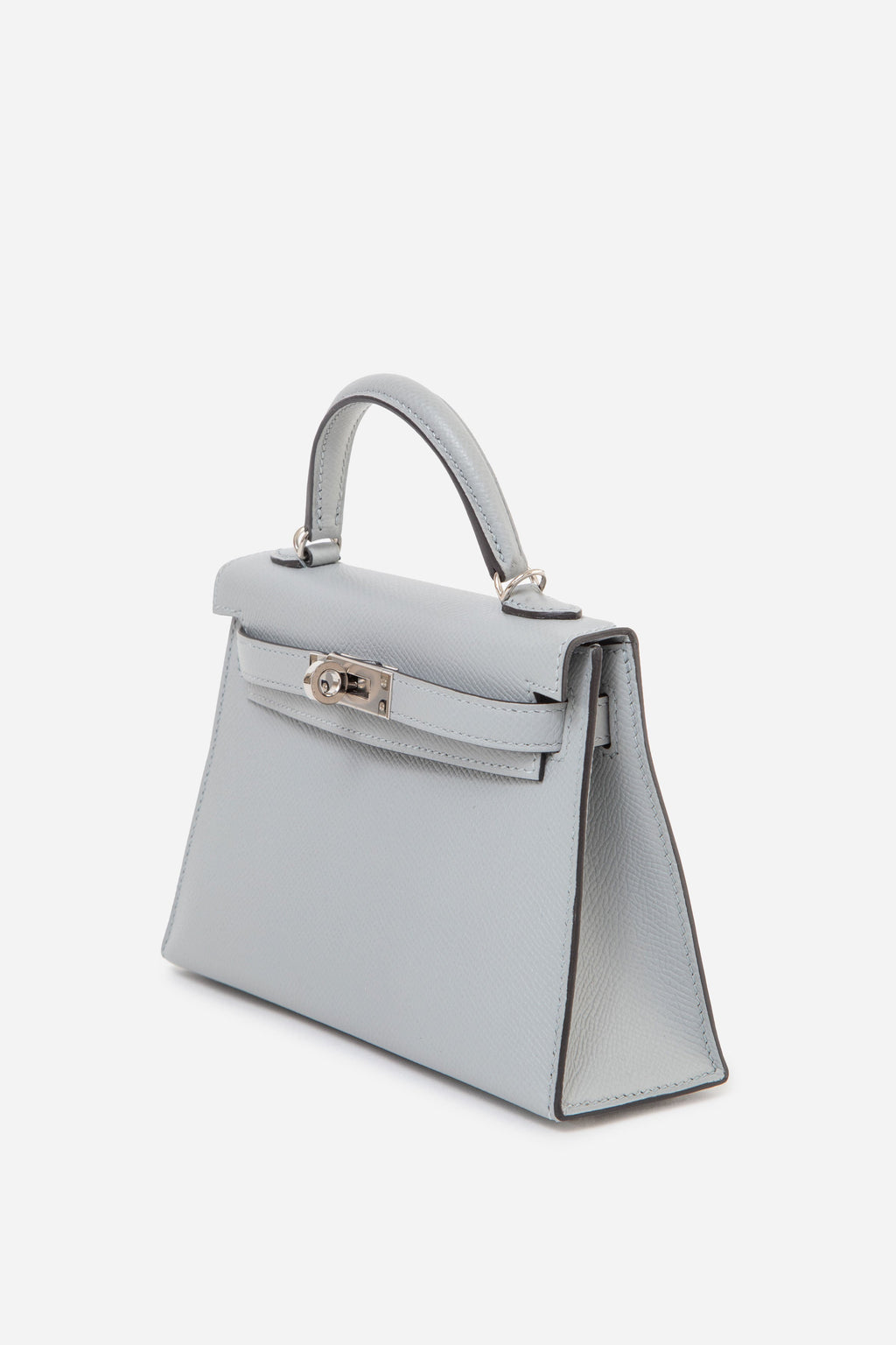 Hermes 2018 Blue Glacier Epsom Leather Mini Kelly 20