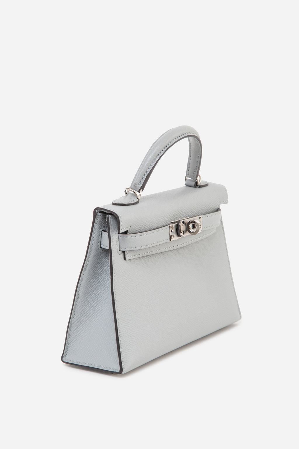 Hermes 2018 Blue Glacier Epsom Leather Mini Kelly 20