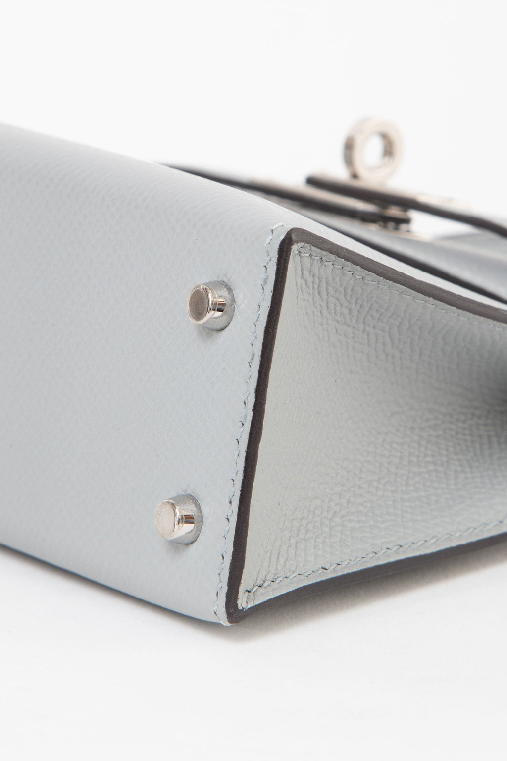 Hermes 2018 Blue Glacier Epsom Leather Mini Kelly 20