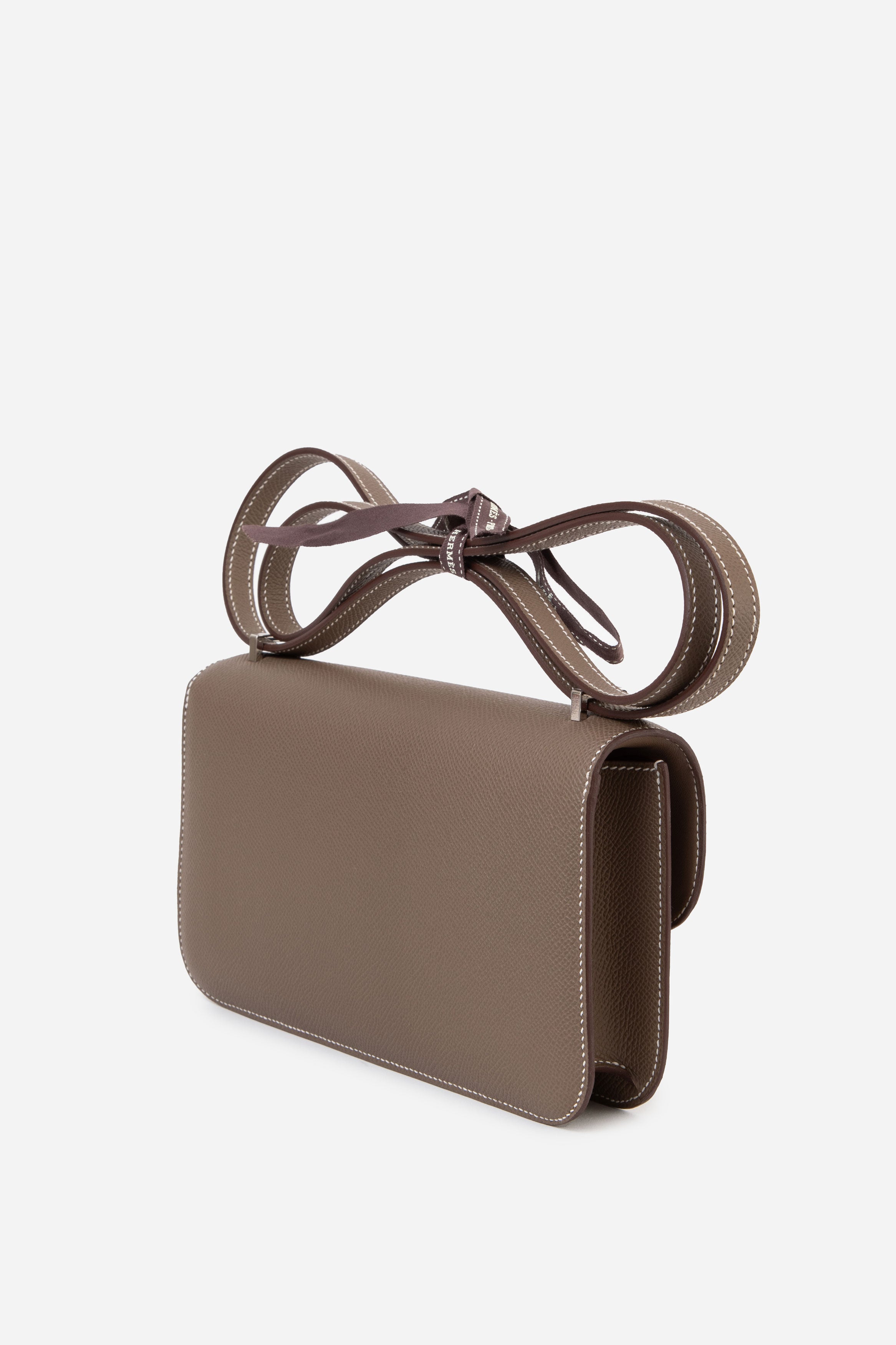 Hermès 2024 Etoupe Epsom Leather Constance Elan