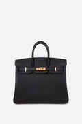 Hermes 2021 Black Togo Leather GHW Birkin 25