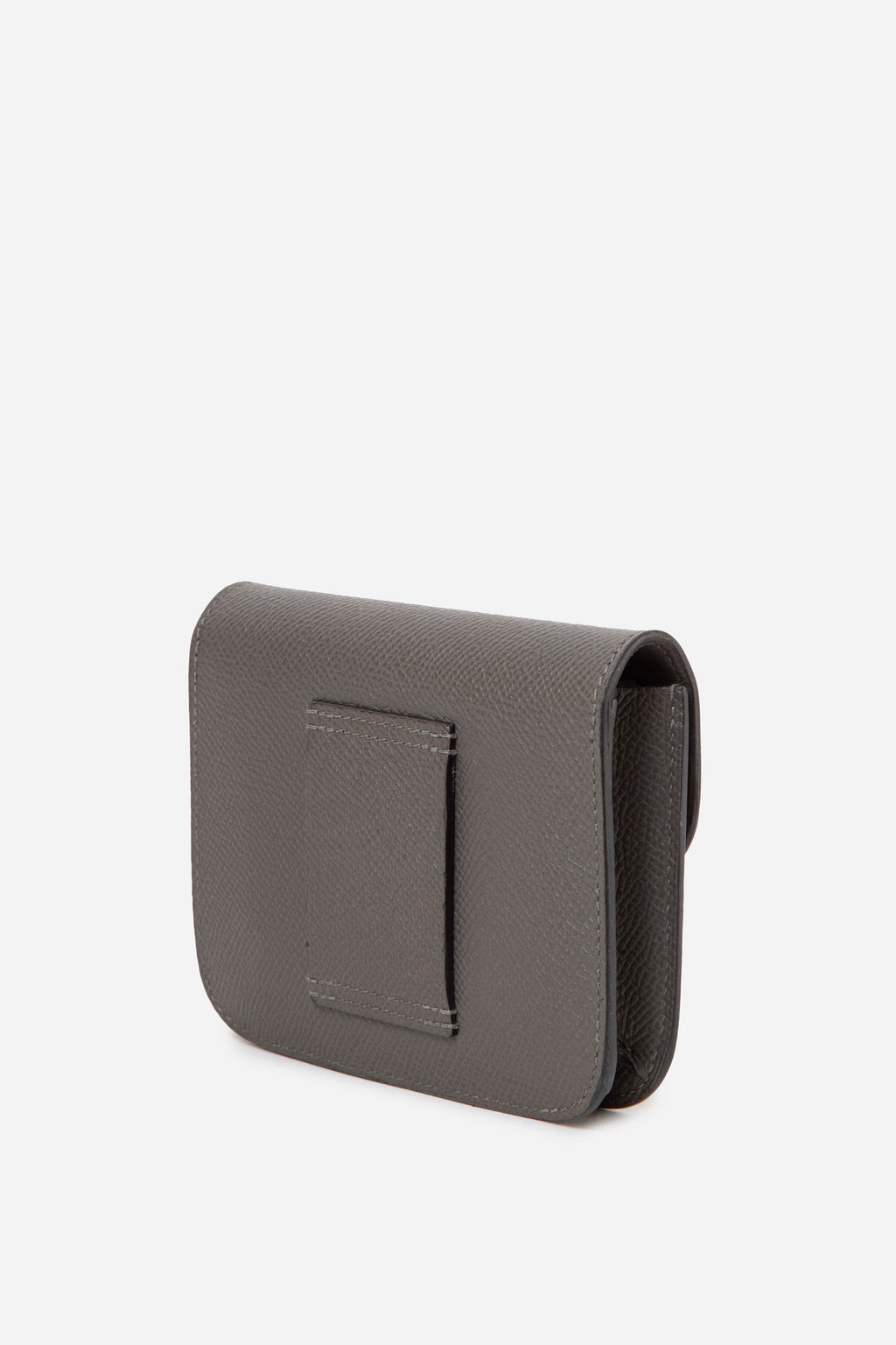 Hermès 2022 Etain Epsom Leather Constance Slim Wallet