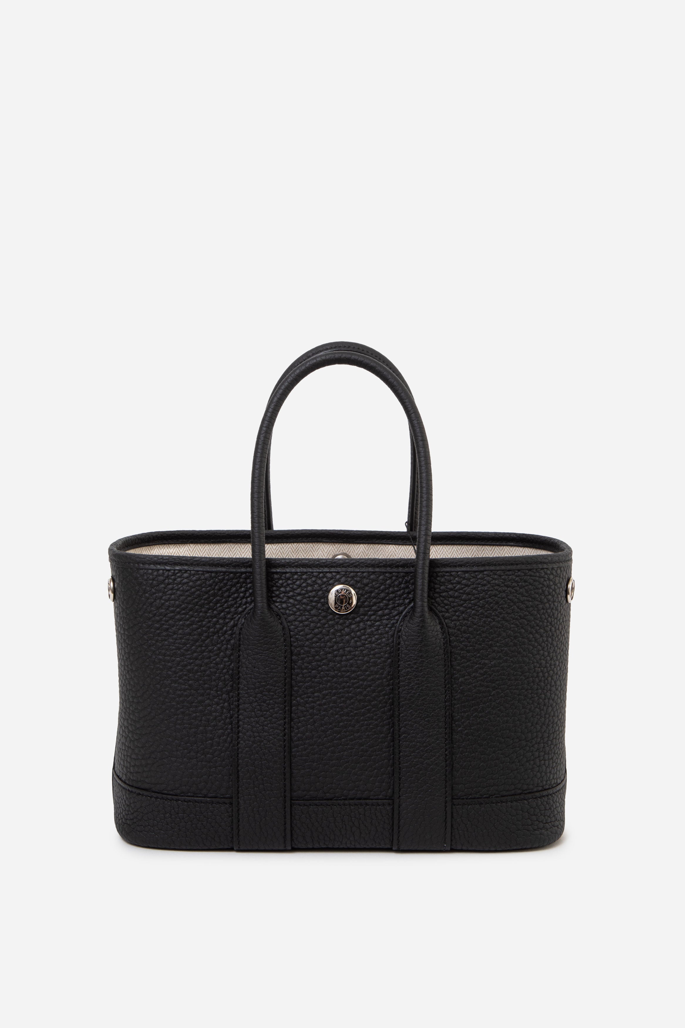 Hermes 2025 Black Negonda Leather Mini Garden 23