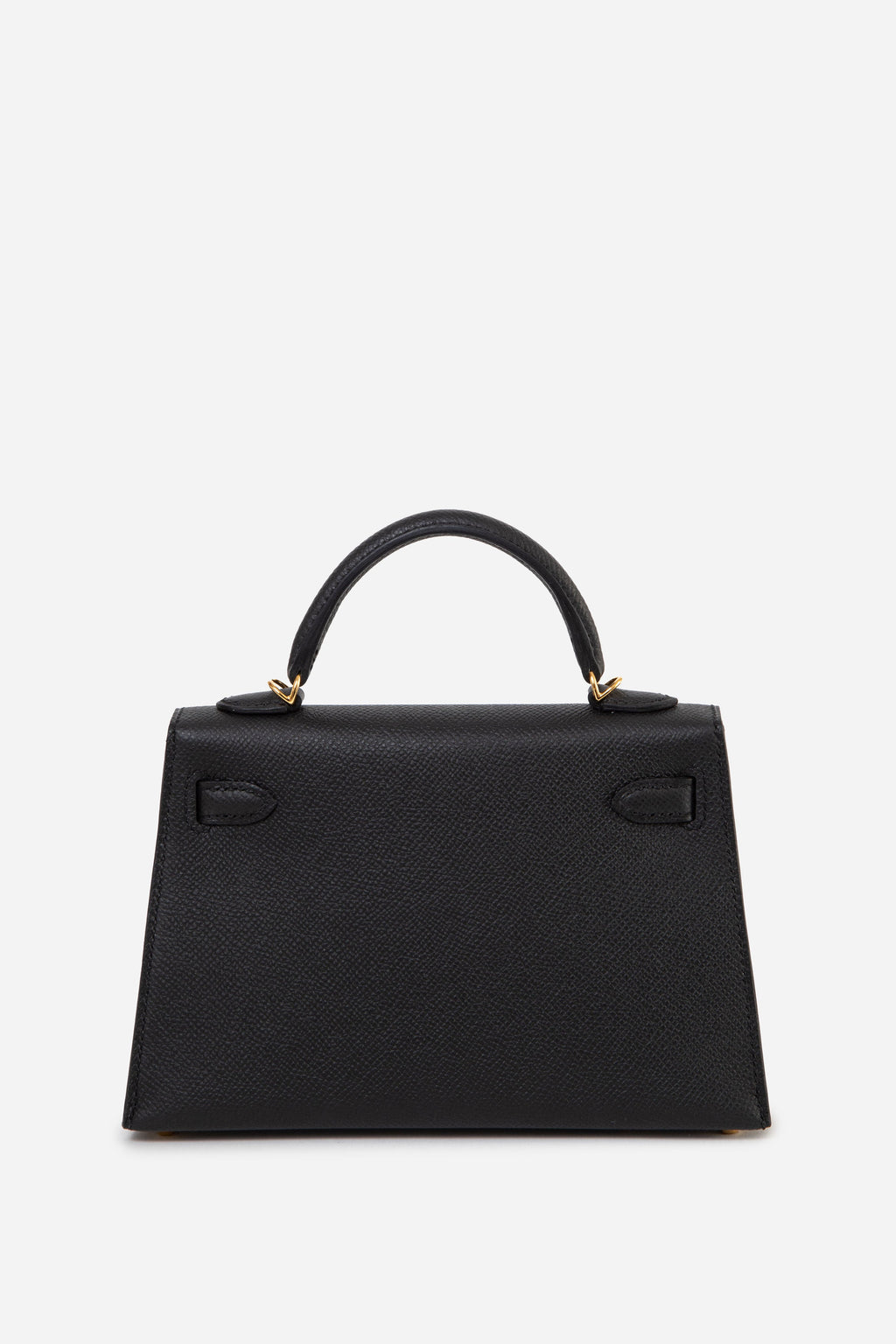 Hermes 2023 Black Epsom Leather GHW Mini Kelly