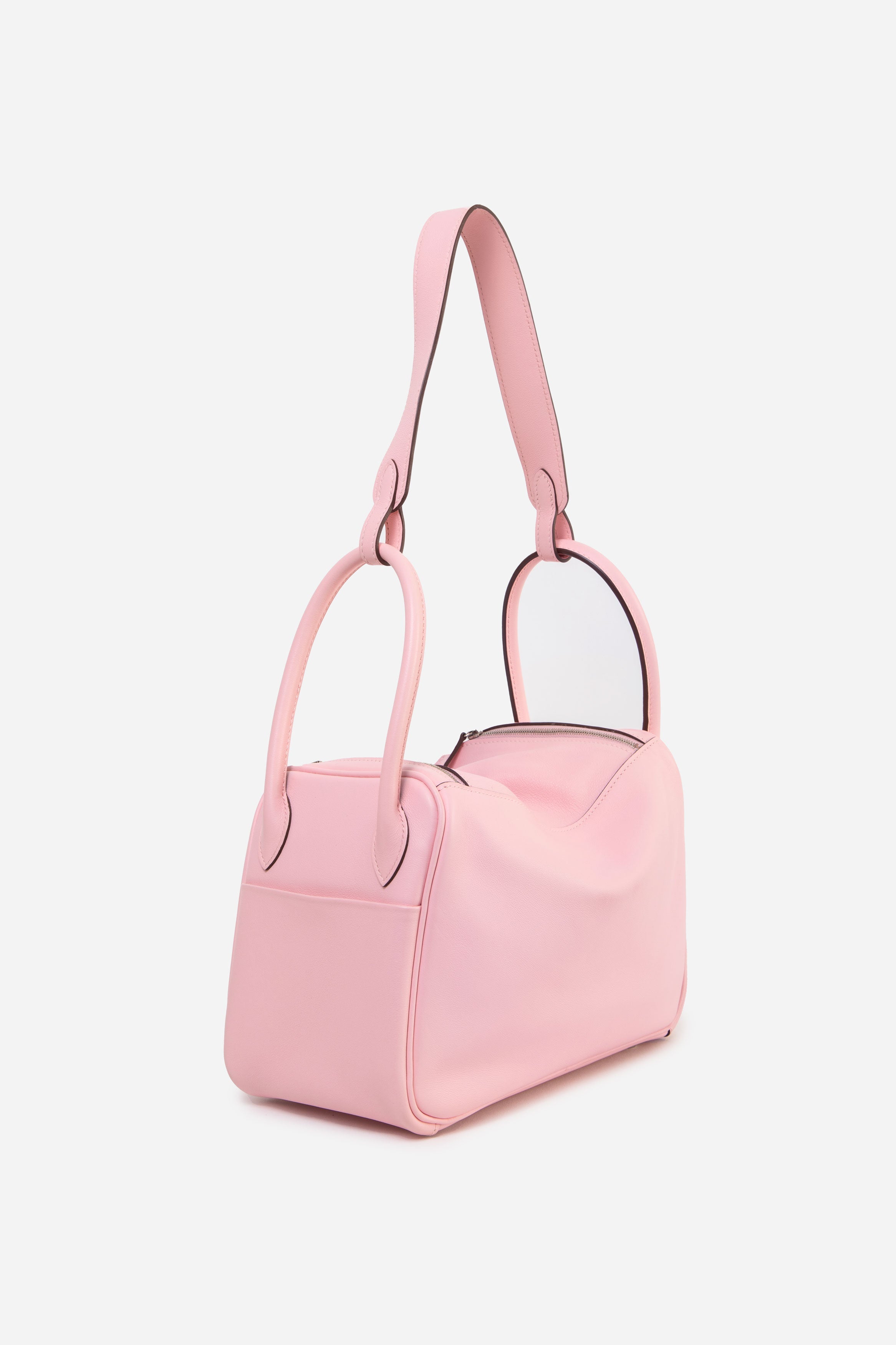 Hermes 2016 Pink Swift Leather Lindy 26 Shoulder Bag
